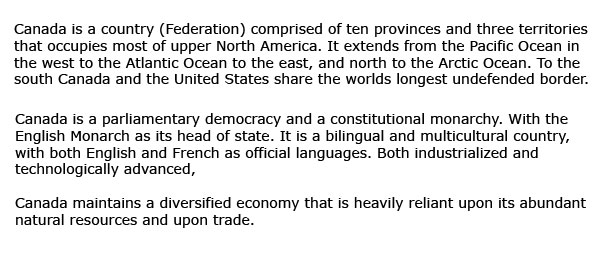 About Canada 1
