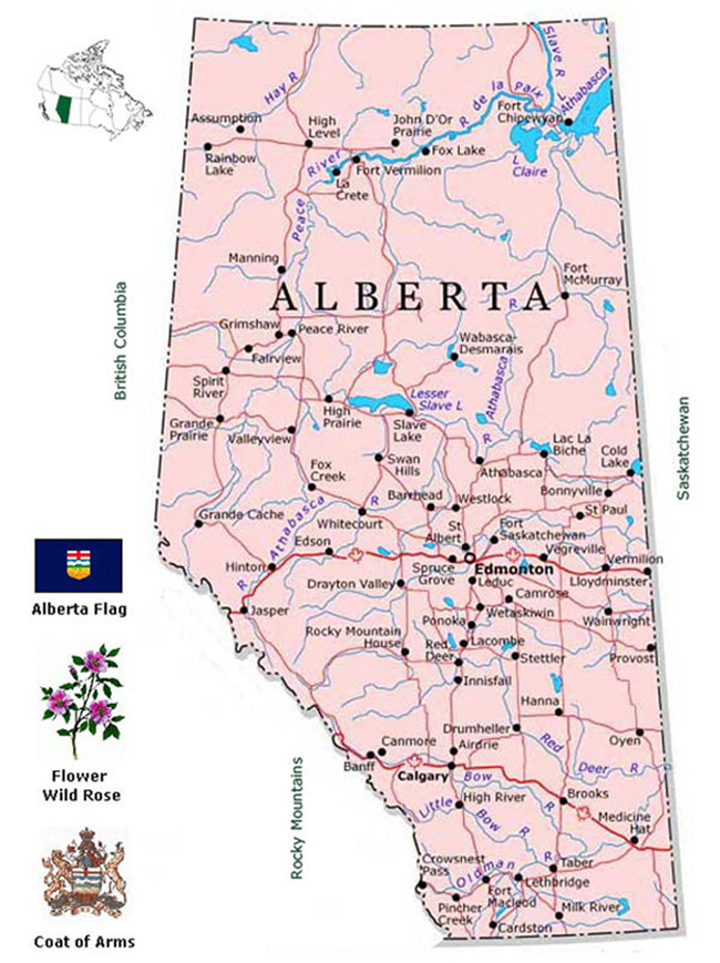 Alberta Map