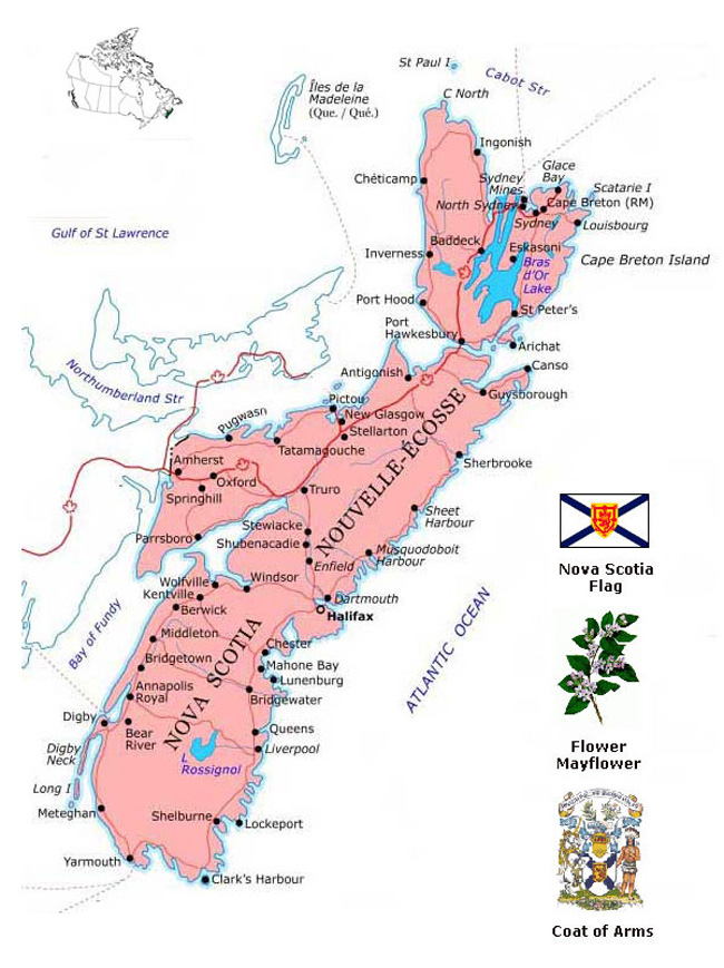 Nova Scotia Map