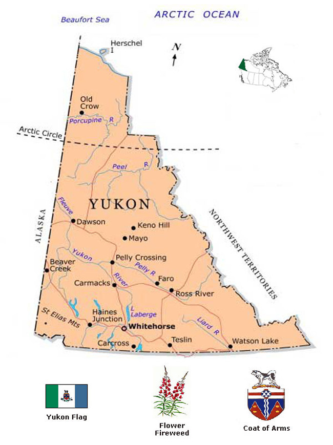 Yukon Territory Map